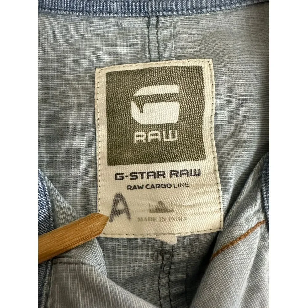 G-Star Raw Button‎ Up Men's Large Long Sleeve